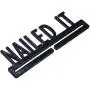 Nailed it Running Marathon Sports Medal Display Rack Holder Hanger Organizer for Wall - Hang Your Race Medals