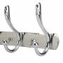 Coat Hook WEBI Classic Robe Bath Kitchen Towel Utensil Utility Hook Garment Rack Hanger Rail Holder Wall Mounted,Chrome Finish, Aluminium Alloy