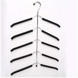 2pcs Random Color Clothes Hanger Clothing Organizer Multi Layers Cloth Hanger Hook Hangers Clothes Holder Rack