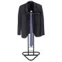 WILSHINE Men’s Valet Stand Suit Clothes Valet Rack Stand for Men Black Metal