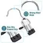 HOUSE DAY Laundry Hook Boot Hanger with Clips Portable Clothes Pins Hangers Home Travel Utility Hooks (12 Pack)