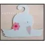 Cute swan Rabbit Fox Penguin Wooden Children Clothes Hanger Lovely Wood Coat Rack Baby Hanger for Kids Room Decoration Hook 5pcs Random Style