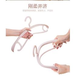 ZXL Coat Hanger Adult Hangers Anti-Skid Clothes Hanging Household Plastic Multi-Purpose Clothing Props Clothes Hanging Seamless Pants Rack Large 10 Pack