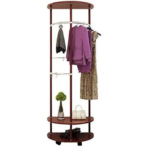 YMJIA Floorstanding Semicircle Creative Coat Rack/Bedroom Living Room/Simple Moveable Clothes Hanger (4 Colors Optional) (Color : A, Size : 60172cm)