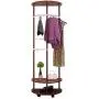 YMJIA Floorstanding Semicircle Creative Coat Rack/Bedroom Living Room/Simple Moveable Clothes Hanger (4 Colors Optional) (Color : A, Size : 60172cm)