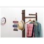 WZP Household Coat Rack Modern Bedroom Simple Fashion Floor Hanger Creative European Interior Bamboo Solid Wood Hanger Home