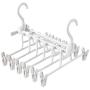 5pcs Multifunctional Plastic Pants Rack Trousers Hanger Clothes Drying Shelf