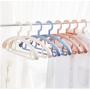 10pcs Random Color 41cm Plastic Hangers for Clothes Rack Adult Anti-Skid Hanger