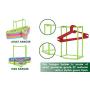 Standing Clothes Hanger Stacker Holder, 2 pcs Drying Rack Caddy Premium Grade PP for Tidier Laundry Room Closet Organizer, Large Capacity Hold Up to 30 Hangers with Manual for Installation