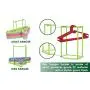Standing Clothes Hanger Stacker Holder, 2 pcs Drying Rack Caddy Premium Grade PP for Tidier Laundry Room Closet Organizer, Large Capacity Hold Up to 30 Hangers with Manual for Installation