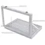 Basuwell Velvet Glass Jewelry Ring Display Organizer Boxes Tray Holder Jewelry Earrings Storage Case
