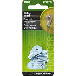 Hillman 122316 Multicolor Utility Hook Picture Hanger Pack of 6