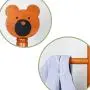 HXGL-Hanger Solid Wood Childrens Coat Rack Bedroom Floor Racks Modern Minimalist Cartoon Creative Hangers Children Clothes Rack (Color : Wood)