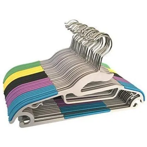 Jeronic 30 PACK Light-weight Clothes Hangers Non-slip Durable Clothes Hanger Plastic Hangers Various Colors Perfect for Pants, dress, jacket, Underwear and Shirt Jeronic 30 PACK Light-weight Clothes Hangers Non-slip Durable Clothes Hanger Plastic Hangers Various Colors Perfect for Pants, dress, jacket, Underwear and Shirt
