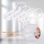 BAKVOS Clothes Pins Clothes Hangers Clothes Pegs White with Rope 12 Pack BAKVOS Clothes Pins Clothes Hangers Clothes Pegs White with Rope 12 Pack
