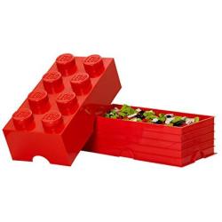 LEGO Red Storage Boxes Brick 8 Bright