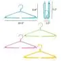 In kds Clothes Hanger Drying Racks Foldable Portable Lightweight Handy Home Outdoor Travel Random Colors (pack of 8)