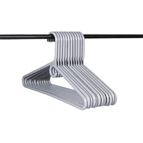 Neaties American Made Gray Super Heavy Duty Plastic Hangers, Plastic Clothes Hangers Ideal for Everyday Use, Clothing Standard Hangers, 12pk Neaties American Made Gray Super Heavy Duty Plastic Hangers, Plastic Clothes Hangers Ideal for Everyday Use, Clothing Standard Hangers, 12pk