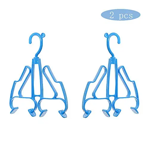 HJYPYJ Magic Hanger,360?? Rotate Magical Hangers,Double Hook Windproof PP Hanger,Space-Saving Organizer Hangers, Not Easily Deformed/Blue / 2 pcs HJYPYJ Magic Hanger,360?? Rotate Magical Hangers,Double Hook Windproof PP Hanger,Space-Saving Organizer Hangers, Not Easily Deformed/Blue / 2 pcs