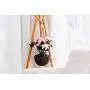 Hanging Flower Pot Balcony Brown Plastic Rattan Design Hanging Bowl Hanging Hanging Pile Bag 2 Planting Basketball-Shaped Hanging Basket Modern Decorative Hanger Hanging Flower Pot Balcony Brown Plastic Rattan Design Hanging Bowl Hanging Hanging Pile Bag 2 Planting Basketball-Shaped Hanging Basket Modern Decorative Hanger