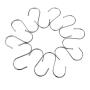 Outflower 5 Pieces for Sale S-style in Polished Stainless Steel Metal Hooks S- Shaped Hooks Hanging Hooks Hangers for Kitchen Bedroom and Bathroom