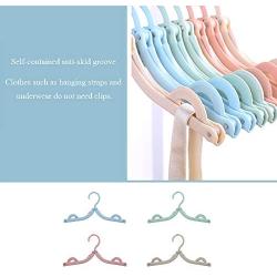 GTWCK Travel Hangers, Portable Folding Non-Slip Sturdy Clothes Hangers for Both Home Storage and Travel Use