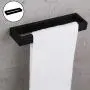 GERZ Modern Black Towel Holder SUS304 Stainless Steel Towel Hanger Towel Ring for Bathroom Lavatory Wall Mount Contemporary Style GERZ Modern Black Towel Holder SUS304 Stainless Steel Towel Hanger Towel Ring for Bathroom Lavatory Wall Mount Contemporary Style