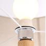 XIN Home Floor Lamp, Floor-Standing Reading Led, Nordic Simple Wooden Hanger Living Room Bedroom Den Creative Floor-Lamp Eye Protection Vertical Table Lamp