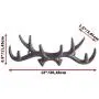 Comfify Vintage Cast Iron Deer Antlers Wall Hooks Antique Finish Metal Clothes Hanger Rack w/Hooks | Includes Screws and Anchors | in Rust Brown (Antlers Hook CA-1507-26) Comfify Vintage Cast Iron Deer Antlers Wall Hooks Antique Finish Metal Clothes Hanger Rack w/Hooks | Includes Screws and Anchors | in Rust Brown (Antlers Hook CA-1507-26)