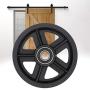 Sliding Door Pulley, Sliding Barn Door Hardware Hanger 2pcs American Barn Door Hanging Rail Pulley Track Carbon Steel Roller Kit Black Sliding Door Pulley, Sliding Barn Door Hardware Hanger 2pcs American Barn Door Hanging Rail Pulley Track Carbon Steel Roller Kit Black
