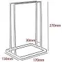 2pcs Iron Clothes Hanger Holder Space Saving Hanger Companion Rack Adult Children Hanger Stand Hanger Organizer for Home Laundry Decoration