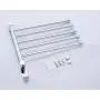 END 5 Arms Swivel Towel Bar,Stainless Steel Bathroom Swing Hanger Towel Rack Holder Storage Space Saving Swinging Towel Bar for Bathroom - Wall Mounted Towel Holder Organizer