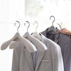 High-tech type 10pcs/Lot Thick Wide Shoulder Plastic Clothes Hanger Wardrobe Closet Plastic Scarf Clothes Hangers Storage,Pink
