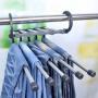 Stainless Steel Multifunction Retractable Trousers Hanger Jeans Holder
