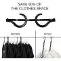 10pcs Clothes Magic Hanger Travel Folding Convenient Storage Support Home Bedroom Kitchen Storage Holder Plastic Clothes Hanger 10pcs Clothes Magic Hanger Travel Folding Convenient Storage Support Home Bedroom Kitchen Storage Holder Plastic Clothes Hanger