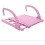 Multipurpose Folding Drying Rack Outdoor Portable Clothes Hanger Balcony Laundry Dryer Airer (Pink)