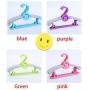 10pcs Random Color Adjustable Hangers Clothes Hanger Plastic Portable Magic Travel Hanger Clothes Hanging Convenient Travel for Household