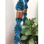 Macrame Plant Hanger // Hand cut copper beads Hanger // Christine