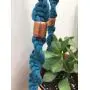 Macrame Plant Hanger // Hand cut copper beads Hanger // Christine Macrame Plant Hanger // Hand cut copper beads Hanger // Christine