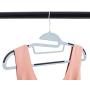 Popular Design Products 10 pc Premium Quality Easy-On Clothes Hangers - Grey with Black Non-Slip Pads - Space Saving Thin Profile - for Shirts, Pants, Blouses, Scarves ? Strong Enough for Coats Popular Design Products 10 pc Premium Quality Easy-On Clothes Hangers - Grey with Black Non-Slip Pads - Space Saving Thin Profile - for Shirts, Pants, Blouses, Scarves ? Strong Enough for Coats