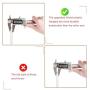 JS HANGER Plastic Suit Hangers 16.5 inch Width with Non Slip Grooves 50 Pack Black Clothes Hangers
