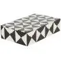 8x5 Black & White Triangle Keepsake Decorative Jewelry Storage Organizer Boxes Handmade 8x5 Black & White Triangle Keepsake Decorative Jewelry Storage Organizer Boxes Handmade