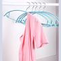 HJYPYJ Magic Hanger,No Trace Semicircle Multifunctional Hangers,Non-Slip Space-Saving Organizer Hanger Not Easy to Fold/Blue / 42x20cm