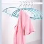HJYPYJ Magic Hanger,No Trace Semicircle Multifunctional Hangers,Non-Slip Space-Saving Organizer Hanger Not Easy to Fold/Blue / 42x20cm HJYPYJ Magic Hanger,No Trace Semicircle Multifunctional Hangers,Non-Slip Space-Saving Organizer Hanger Not Easy to Fold/Blue / 42x20cm