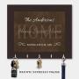 Personalized Key Holder, Key Hanger, Wall Key Rack, Wall Key Holder, Key Holders, Rustic Wood Key Holder 10" x 12"