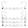 Wonder Hanger Heavy Duty 360 Swivel Action Hanger, Pack of 4 in White - Keep Your Clothes Organized and Wrinkle-Free!
