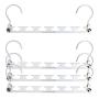 Wonder Hanger Heavy Duty 360 Swivel Action Hanger, Pack of 4 in White - Keep Your Clothes Organized and Wrinkle-Free!