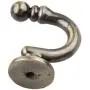 Jili Online 2 Pieces Metal Curtain Tieback Hooks Wall Door Clothes Hats Hangers - Bronze, 38x30x16mm