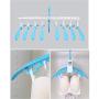 EvaroFly Multipurpose Magic Stretch Folding Hanger, Save Space Storage Clothes Hanger, Household Travel Camping -a- 53.5x41cm