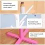 Wooden Children Clothes Hanger with 5 Hooks Pencil Shape Coat Rack, Floor Standing Clothes Rack Folding Shelf for Kids 133cm Random Color Wooden Children Clothes Hanger with 5 Hooks Pencil Shape Coat Rack, Floor Standing Clothes Rack Folding Shelf for Kids 133cm Random Color